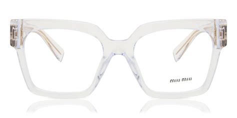 miu miu transparent glasses|miu miu glasses frames.